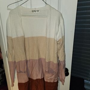 Multi-colored cardigan